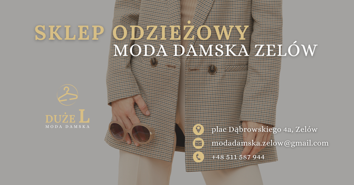 Zdjęcie na okładce dla Sklep Odzieżowy DUŻE L - moda damska Zelów